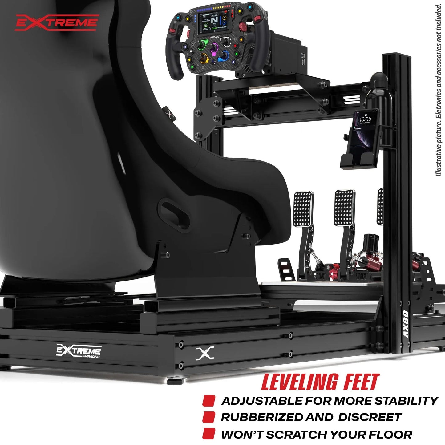 AX80 ALUMINUM PROFILE SIM RACING RIG