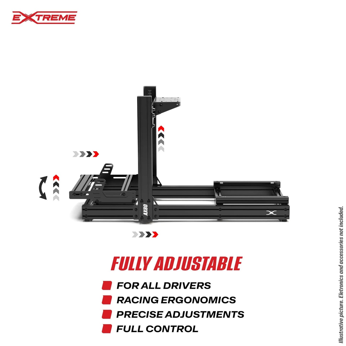 AX80 ALUMINUM PROFILE SIM RACING RIG