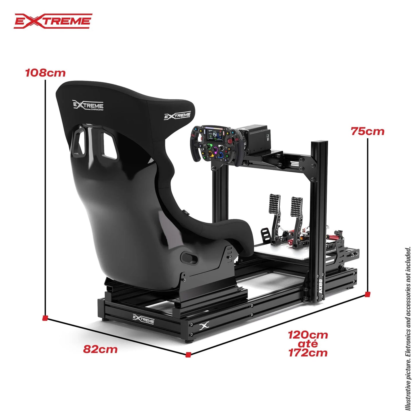 AX80 ALUMINUM PROFILE SIM RACING RIG