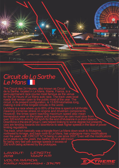 ESR DECORATIVE TRACK - LE MANS / FRANCE