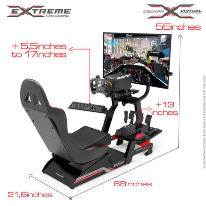 Sim Racing Cockpit Virtual Experience 3.0 Full Accessories